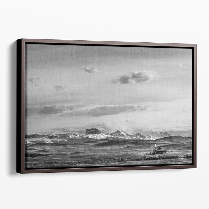 Mountain Cabin II - Canvas Print Wall Art