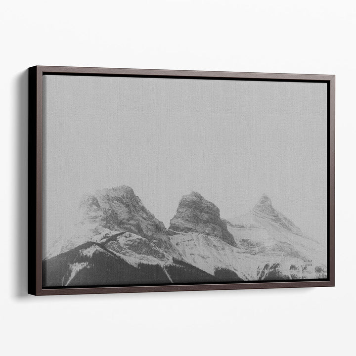 Three Sisters View - Canvas Print Wall Art