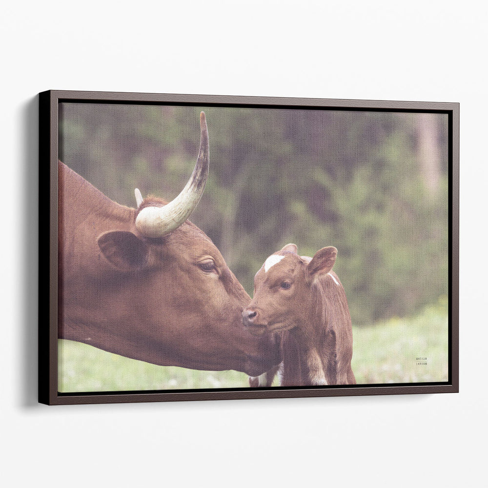 Longhorn Pairing - Canvas Print Wall Art