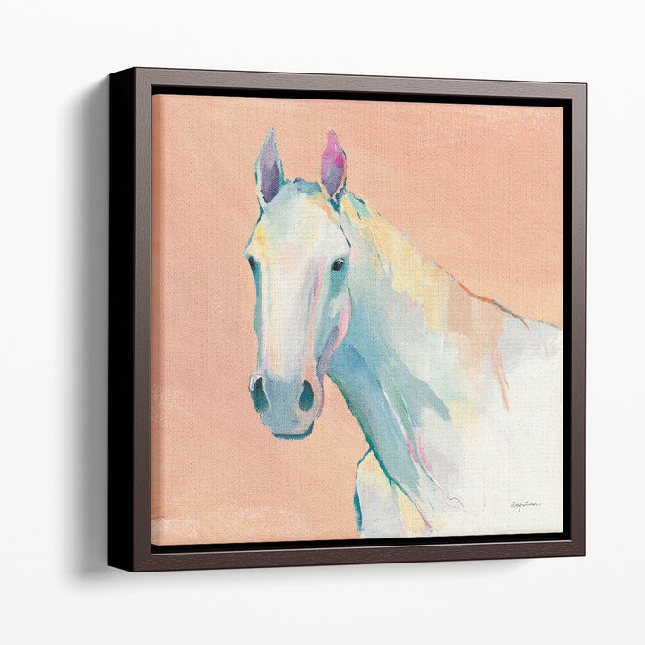 Horace on Pink - Canvas Print Wall Art