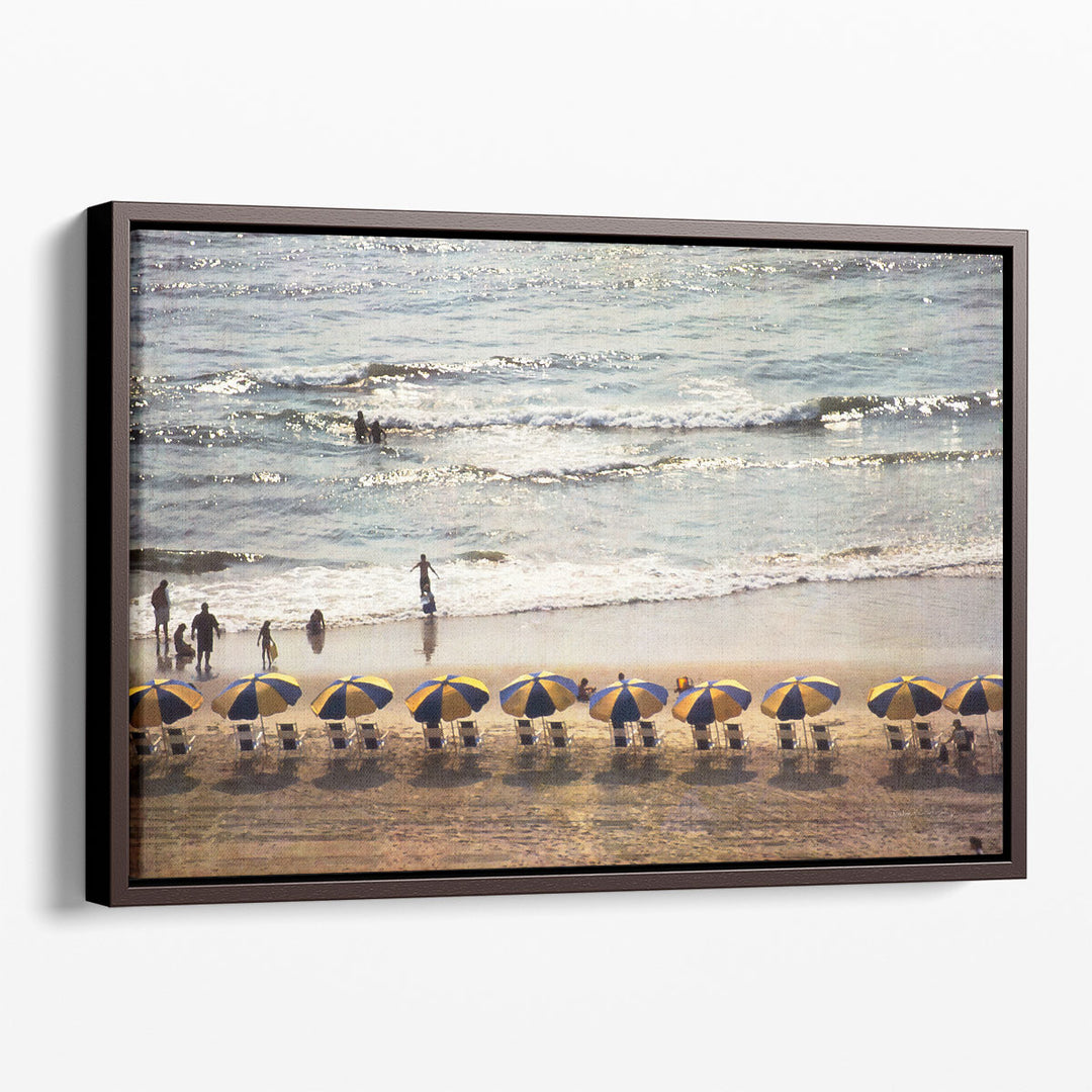 A Day at the Beach - Canvas Print Wall Art