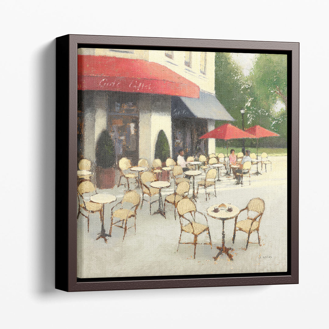 Cafe du Matin II - Canvas Print Wall Art