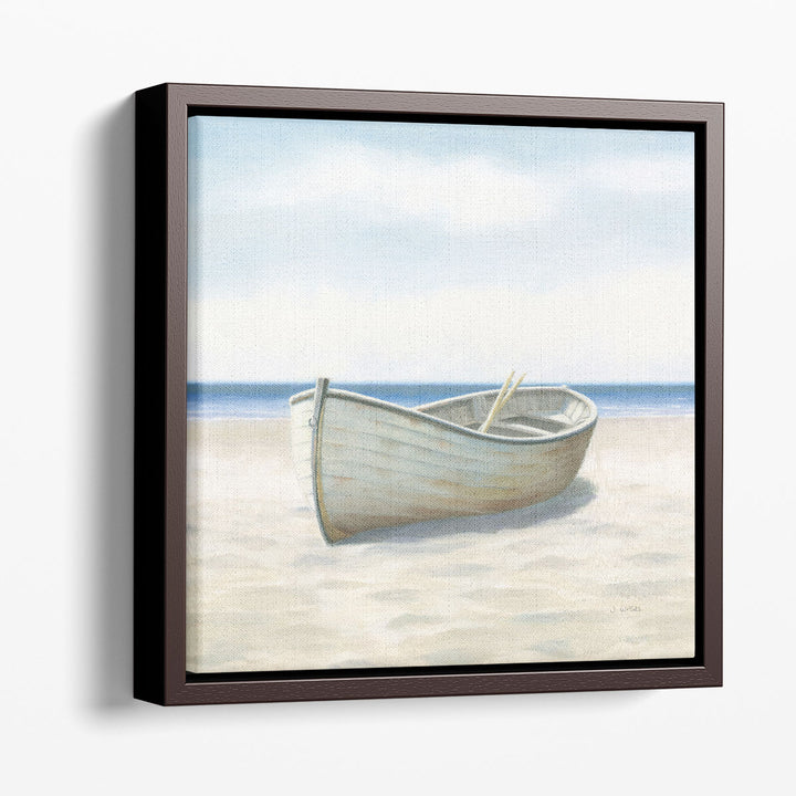 Beach Days I No Fence Flowers - Canvas Print Wall Art