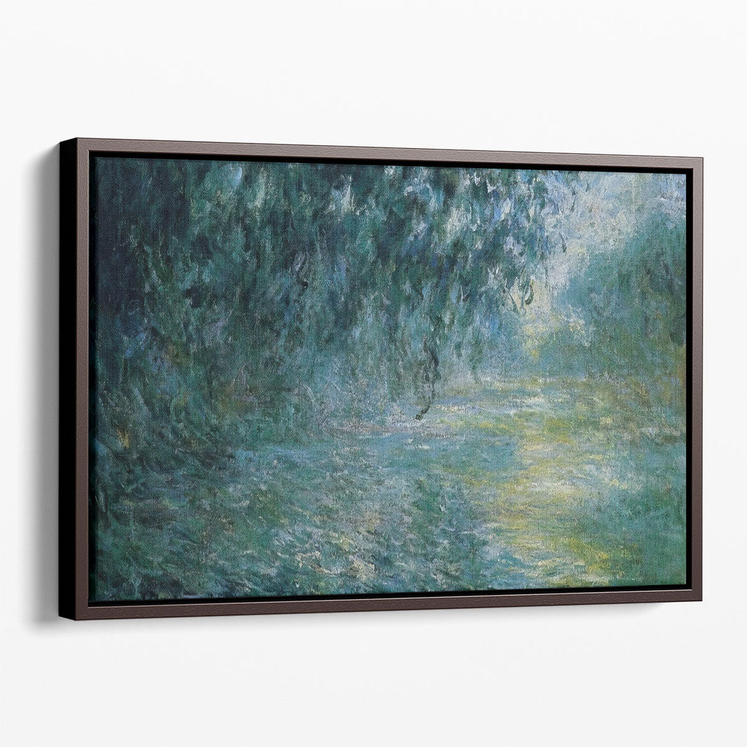 Morning on the Seine in the Rain - Canvas Print Wall Art