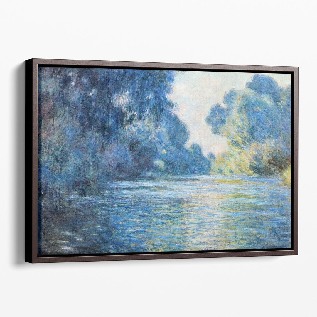 Morning on the Seine at Giverny 02, 1897 - Canvas Print Wall Art