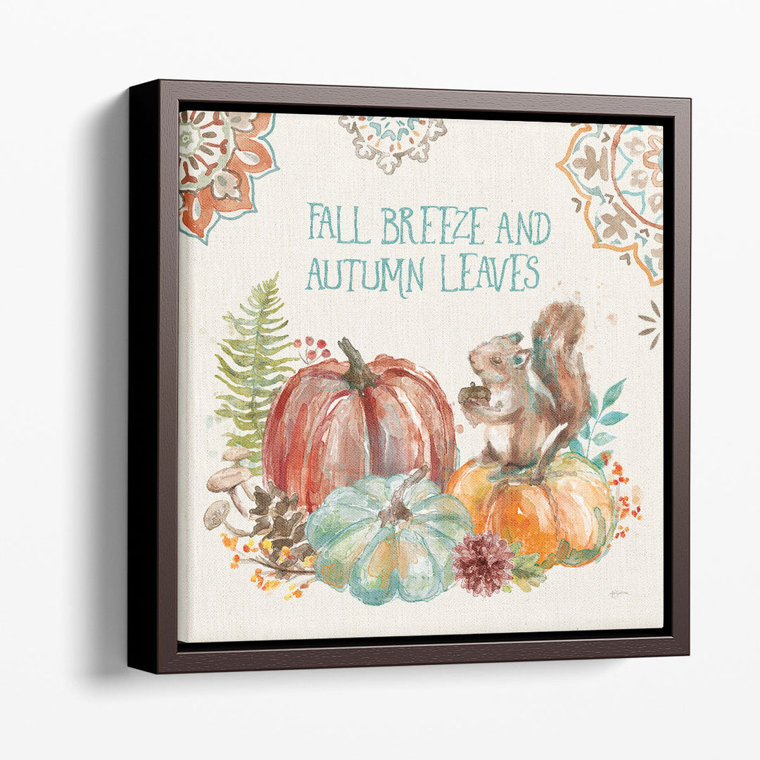 Autumn Friends IV - Canvas Print Wall Art