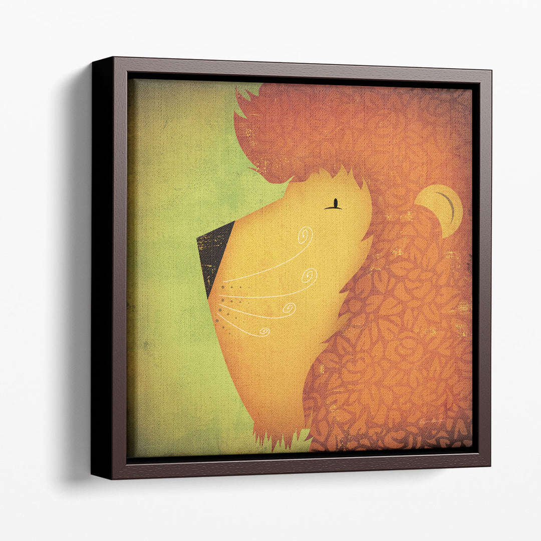 Lion Wow - Canvas Print Wall Art