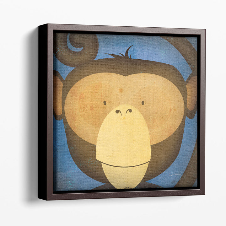 Monkey Wow - Canvas Print Wall Art