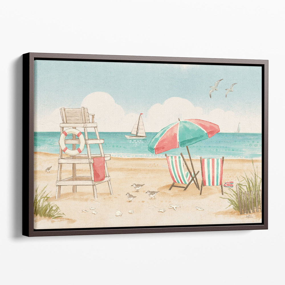 Beach Time I - Canvas Print Wall Art