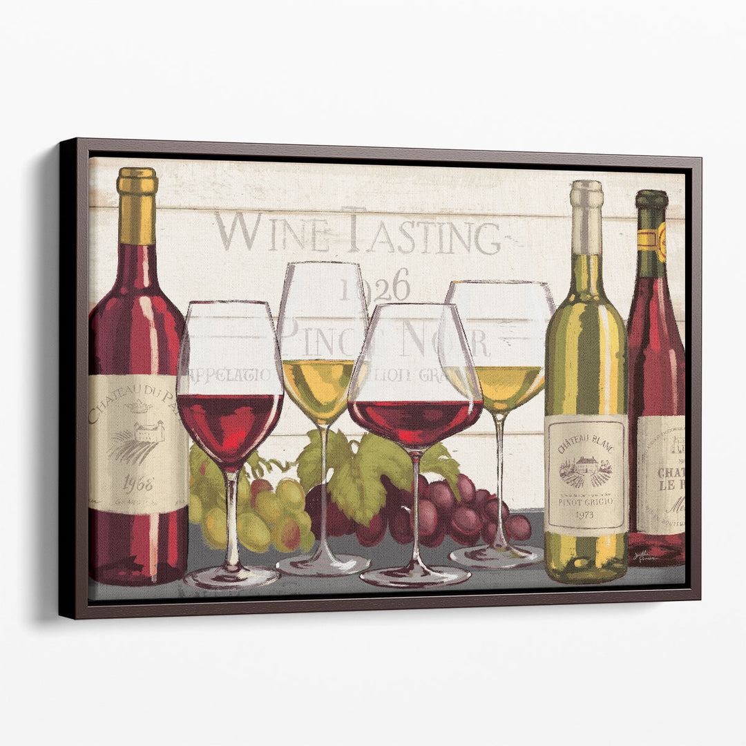 Wine Tasting I - Canvas Print Wall Art