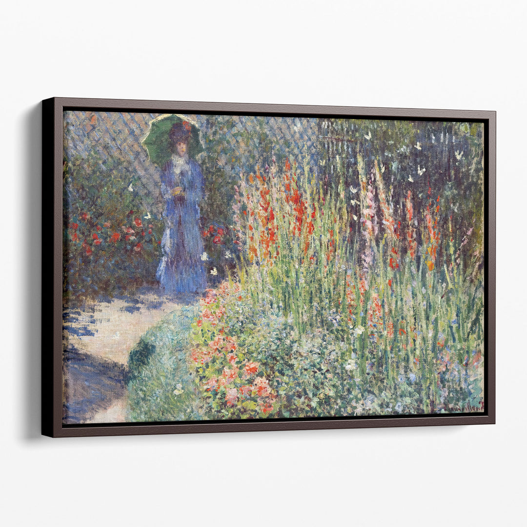 Rounded Flower Bed, 1876 - Canvas Print Wall Art