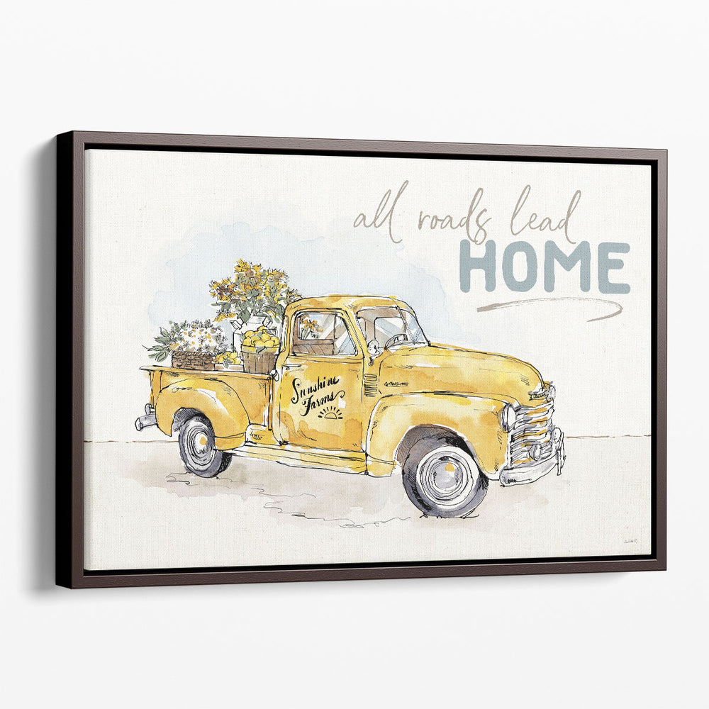 Farmhouse Flea Market I - Canvas Print Wall Art