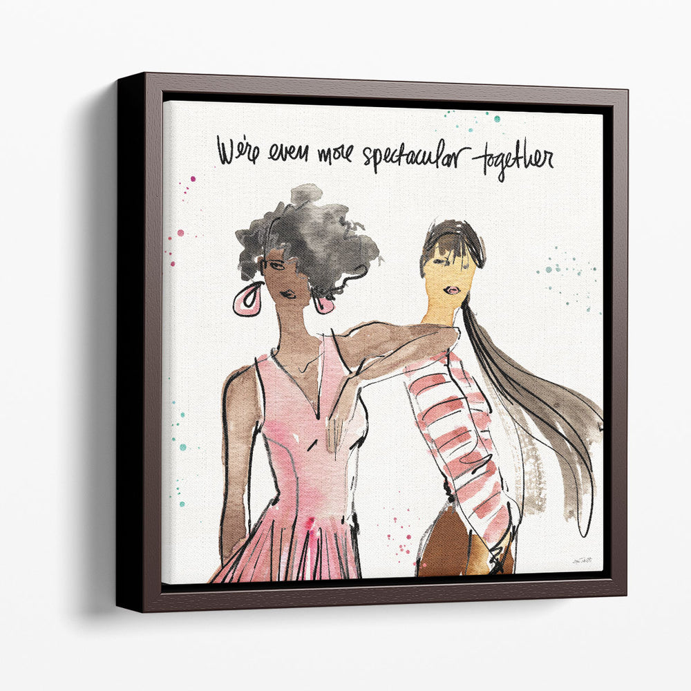 Girlfriends IV - Canvas Print Wall Art