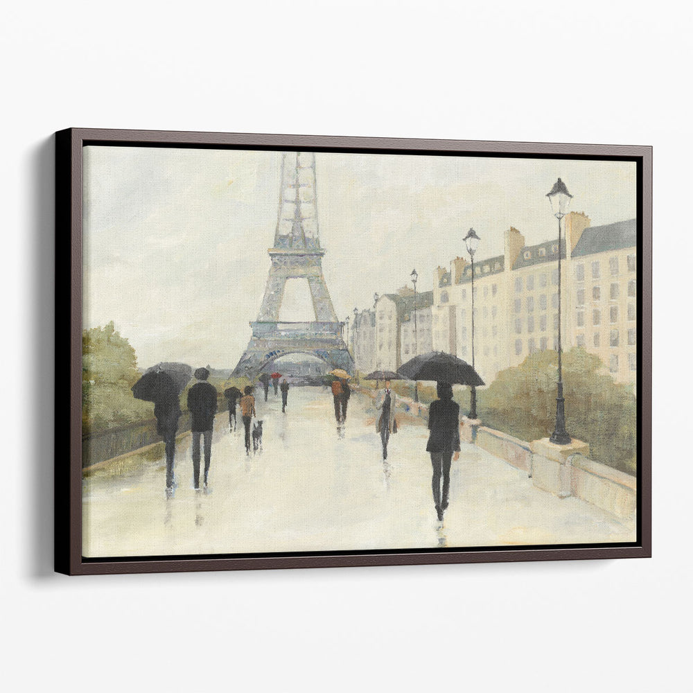 Eiffel in the Rain - Canvas Print Wall Art