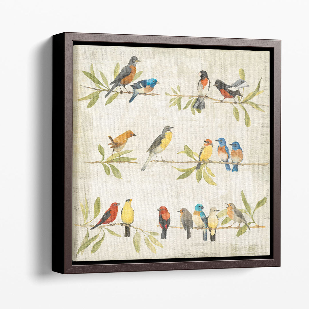 Adoration of the Magpie Music - Canvas Print Wall Art