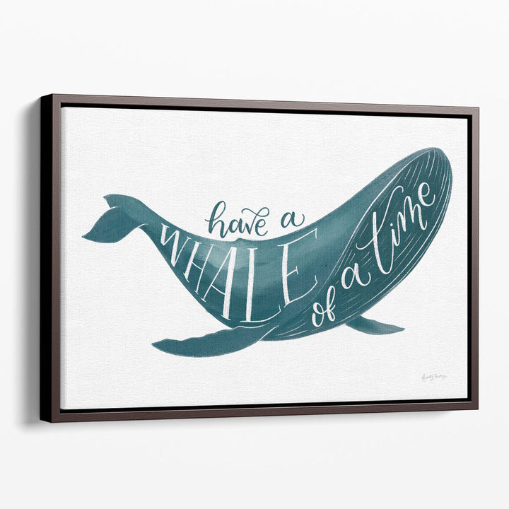 Whale of a Time - Canvas Print Wall Art