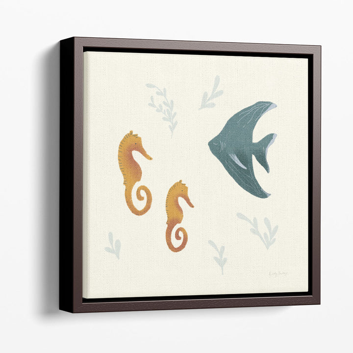 Ocean Life Seahorses - Canvas Print Wall Art