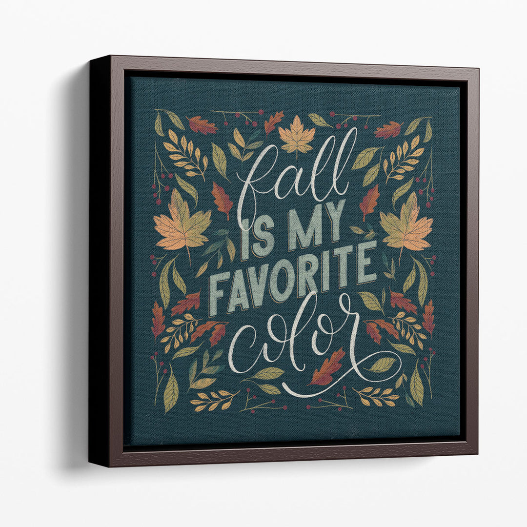 Autumn Sayings I - Canvas Print Wall Art