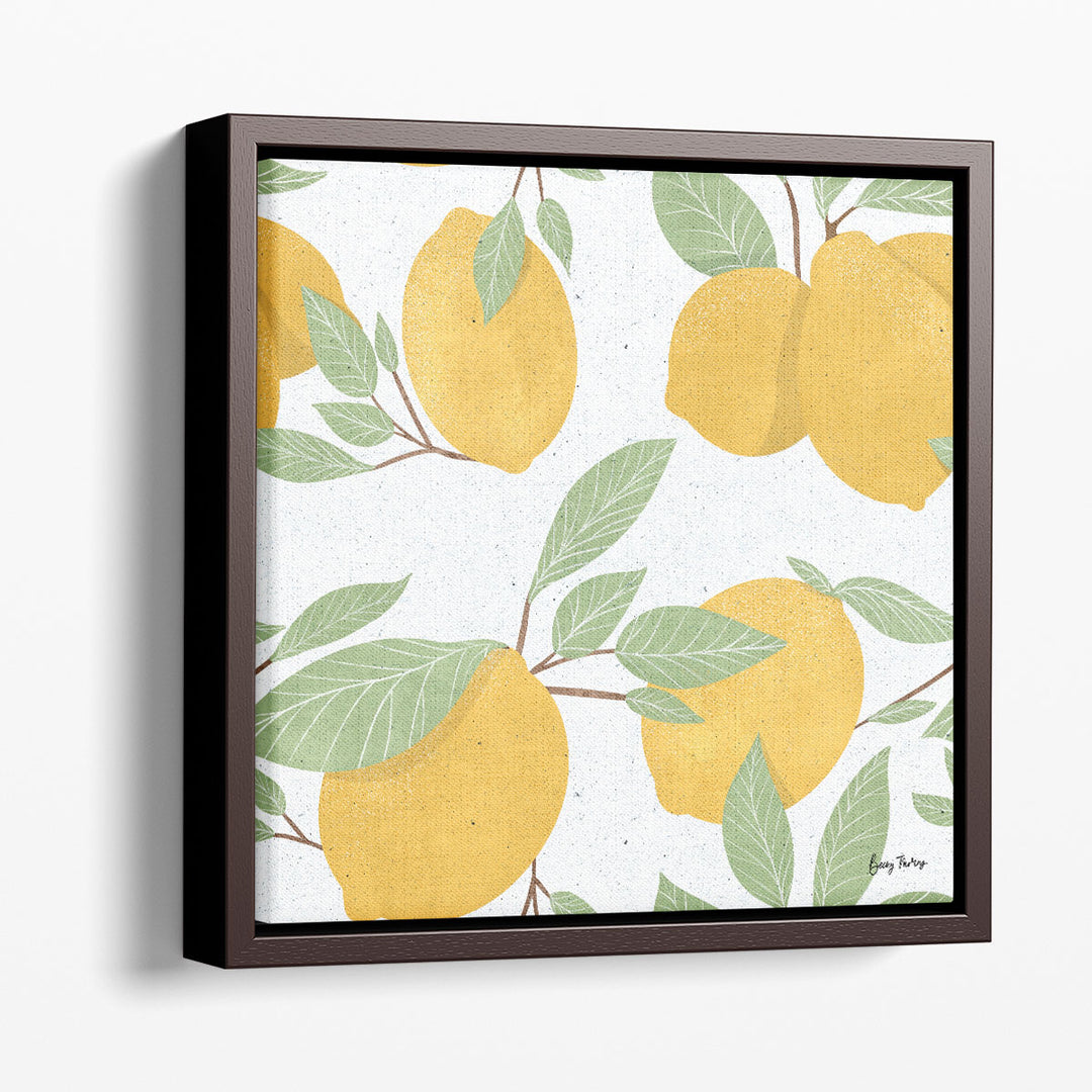 Fruity Cocktails Pattern II - Canvas Print Wall Art