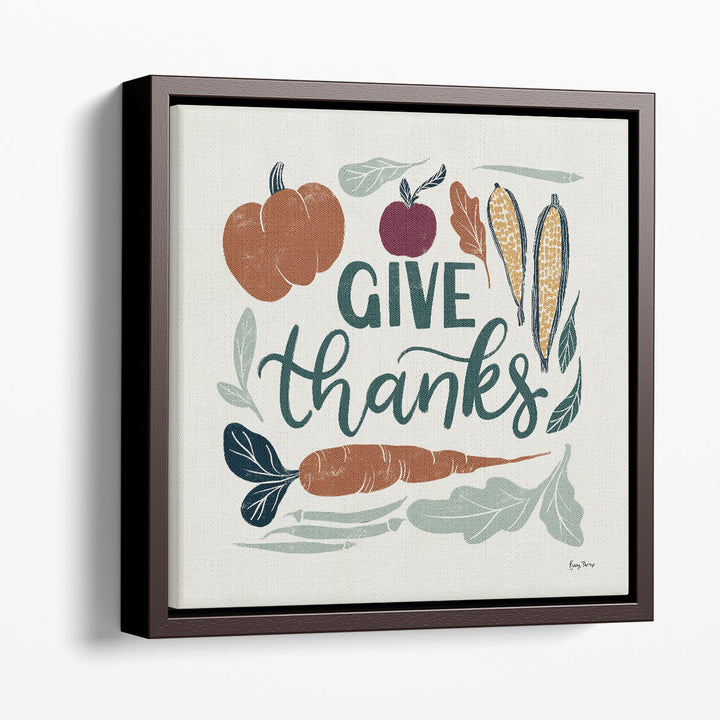 Harvest Lettering II - Canvas Print Wall Art