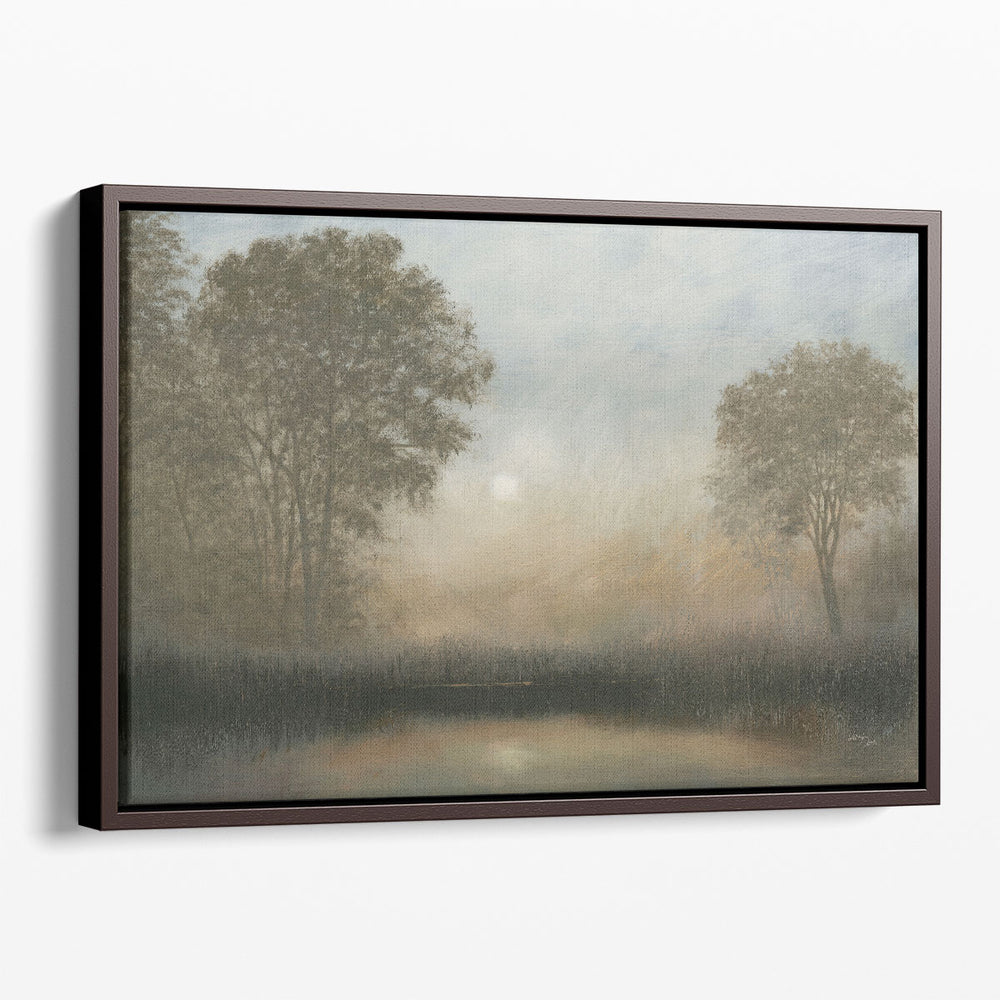 Moon At Dusk - Canvas Print Wall Art