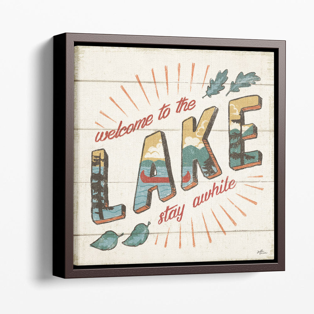 Vintage Lake II - Canvas Print Wall Art