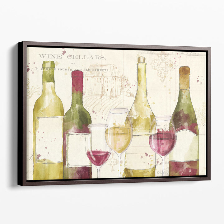 Chateau Winery I No Words - Canvas Print Wall Art