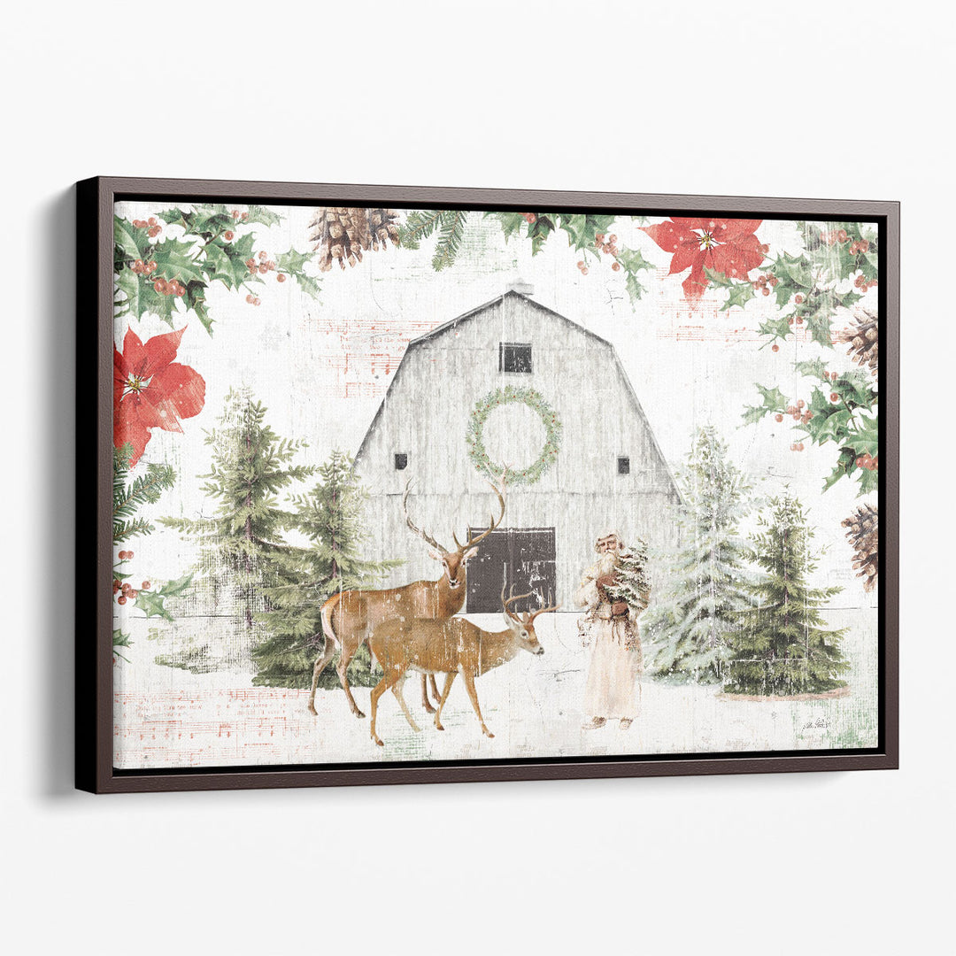 Wooded Holiday I - Canvas Print Wall Art