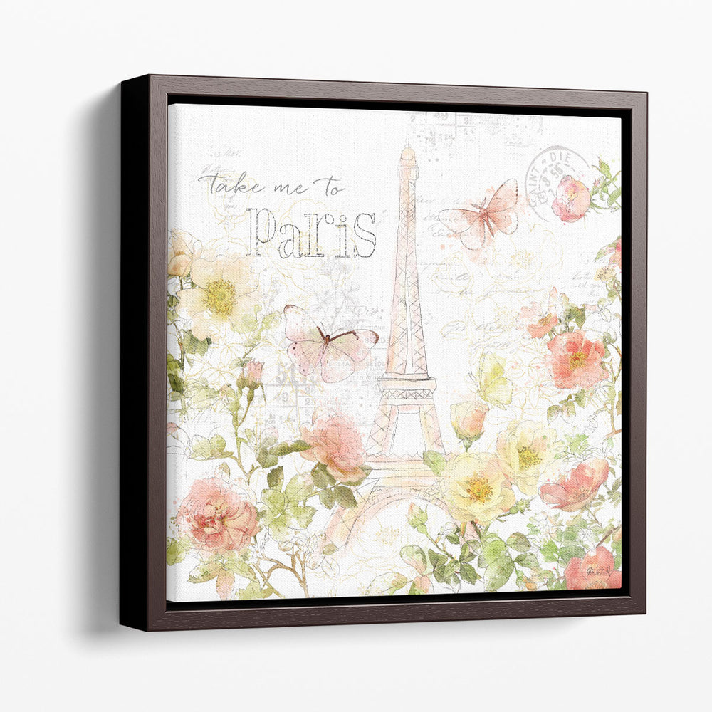 Painting Paris II - Canvas Print Wall Art