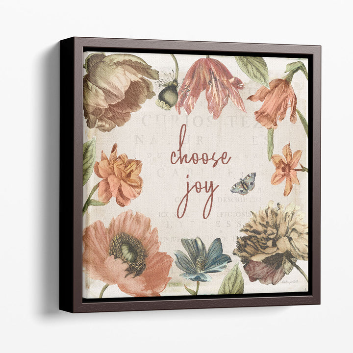 Antiquarian Blooms VIII - Canvas Print Wall Art