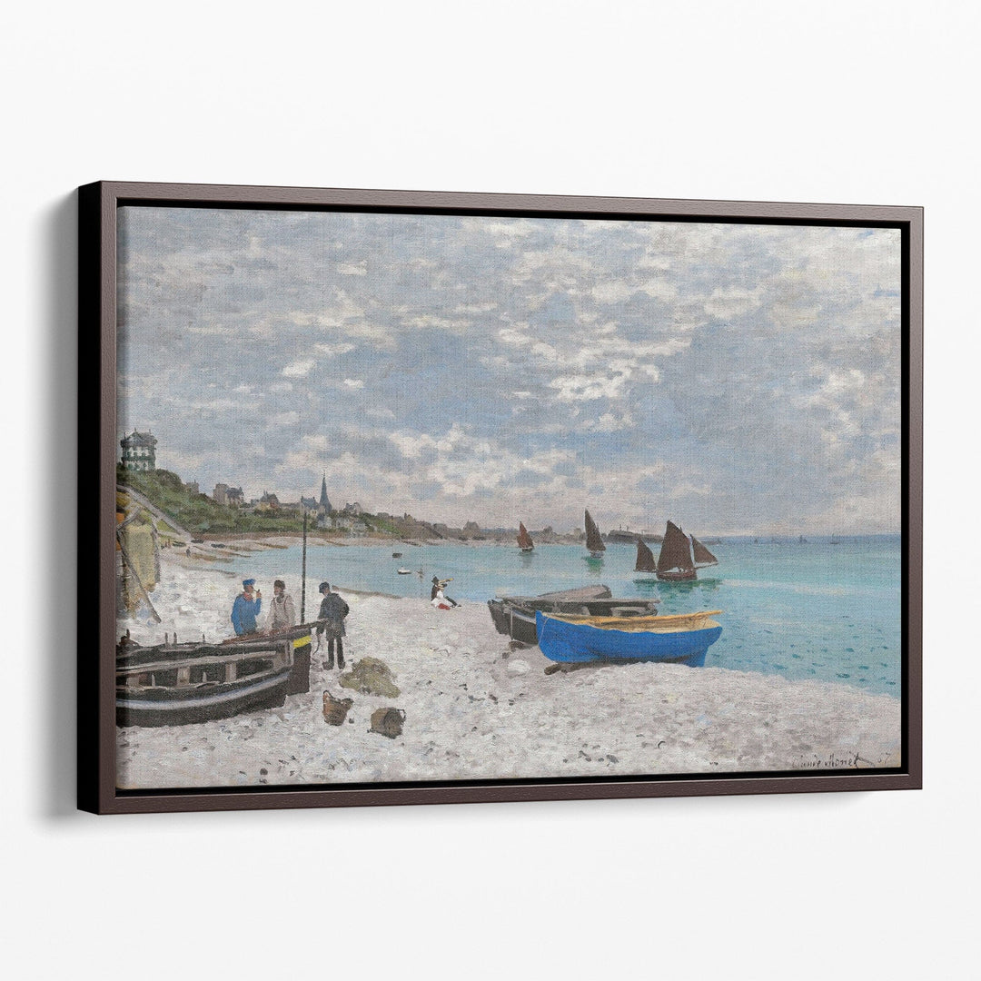 The Beach at Sainte-Adresse, 1867 - Canvas Print Wall Art