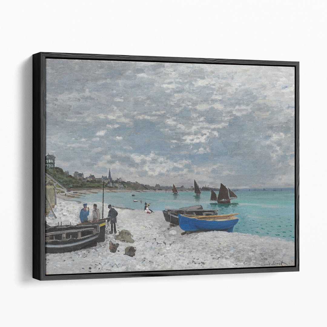 The Beach at Sainte-Adresse, 1867 - Canvas Print Wall Art