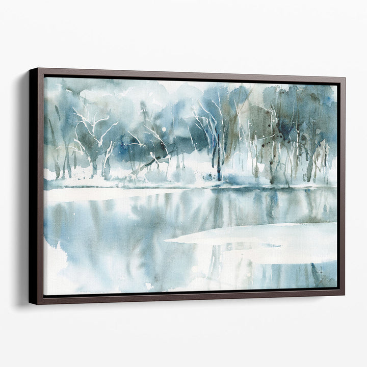 Blue Reflections - Canvas Print Wall Art