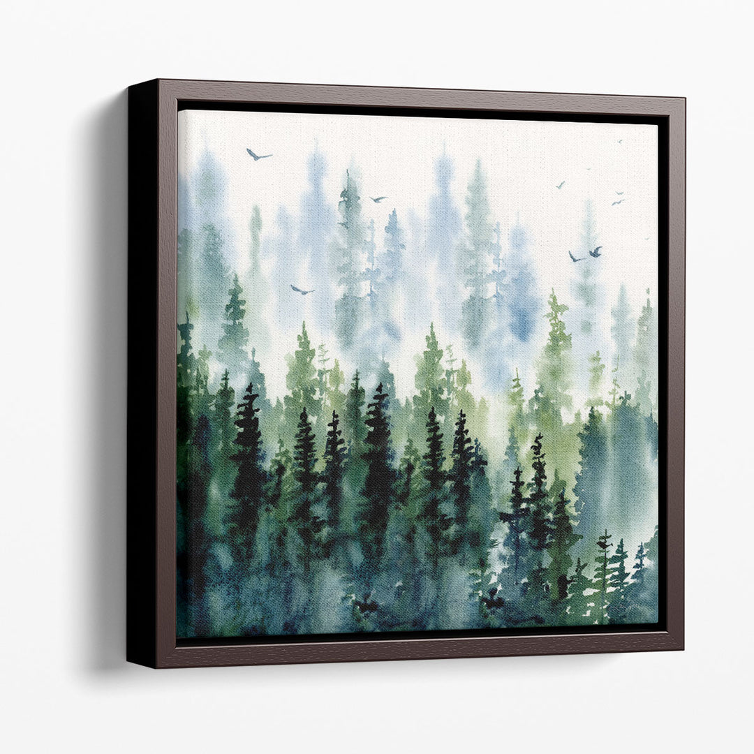 Evening Treeline - Canvas Print Wall Art