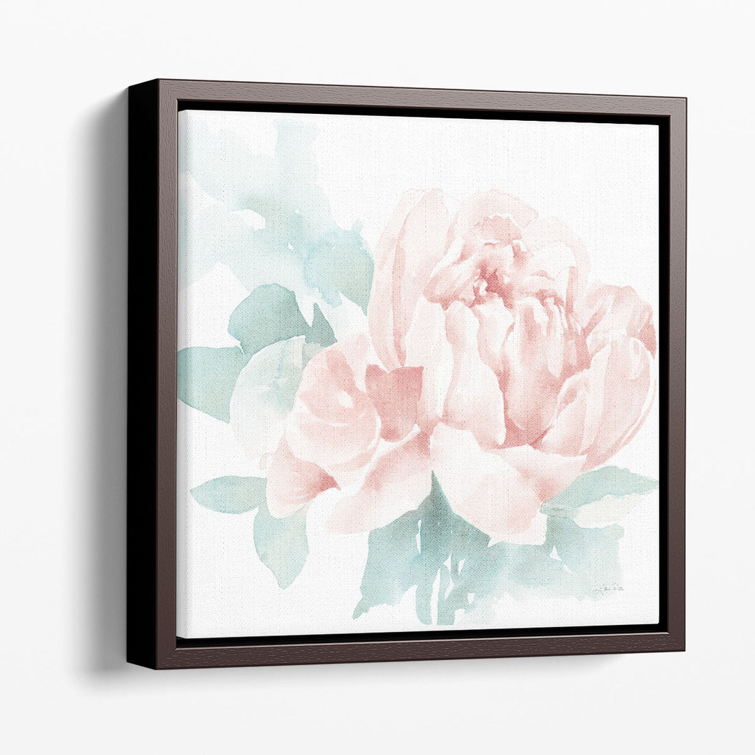 Poetic Blooming I Pink - Canvas Print Wall Art