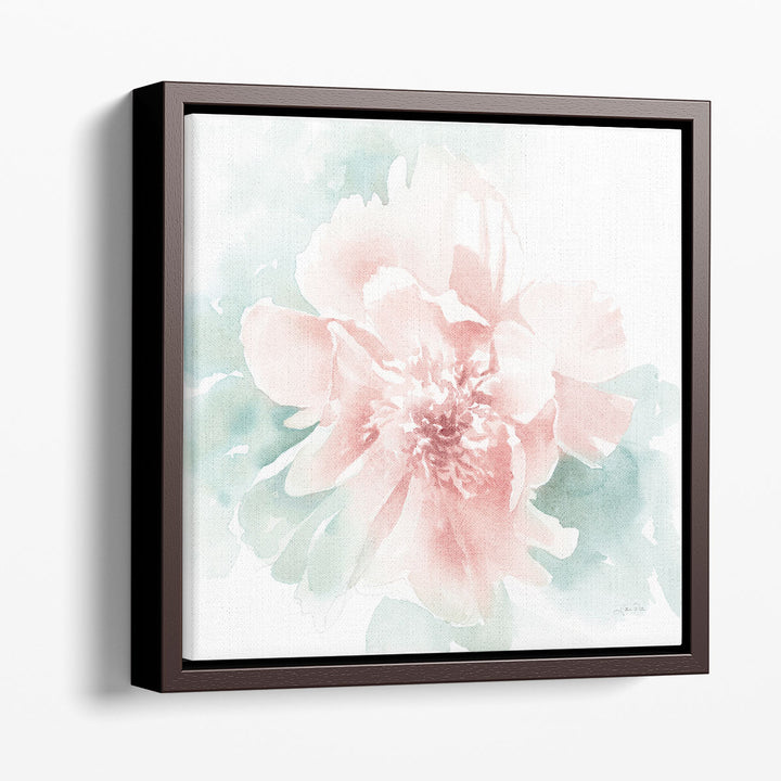 Poetic Blooming II Pink - Canvas Print Wall Art