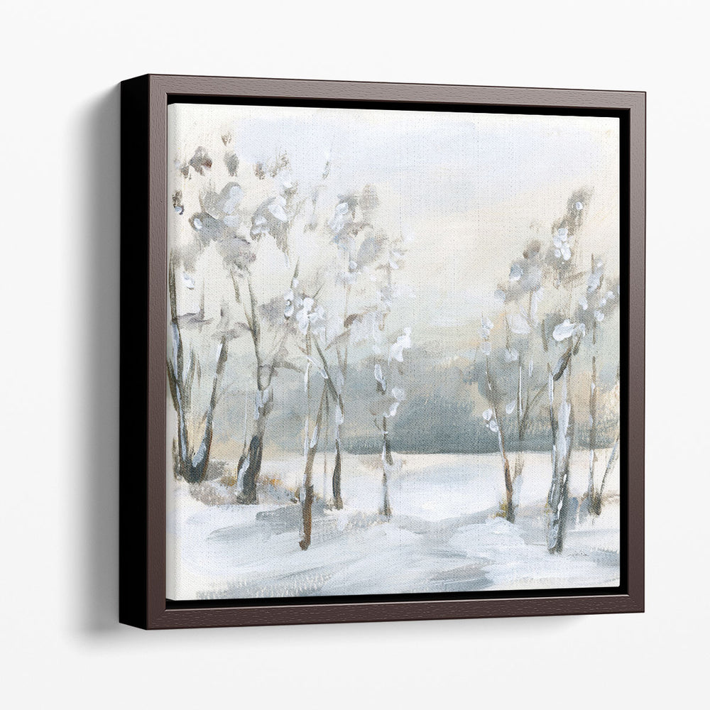 Snowy Winter Trees - Canvas Print Wall Art