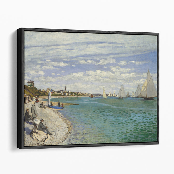 Regatta at Sainte-Adresse, 1867 - Canvas Print Wall Art
