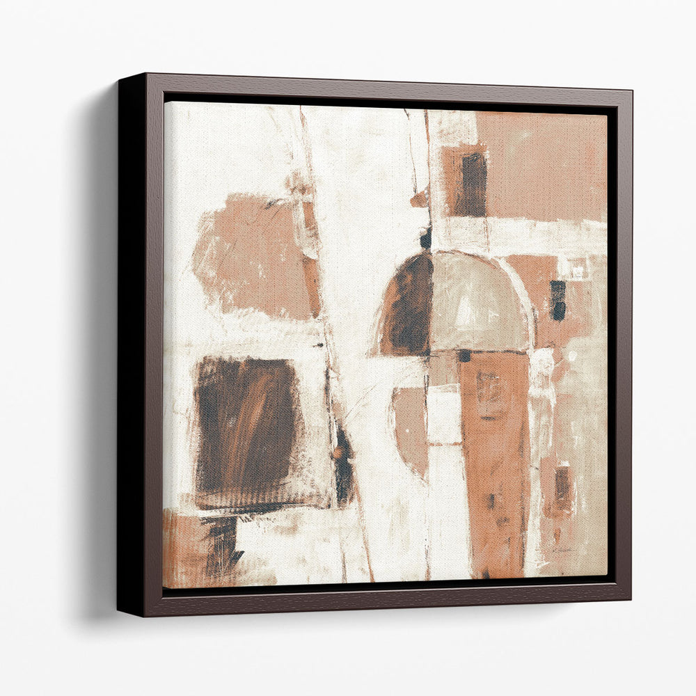 Down To The Street Neutral - Canvas Print Wall Art