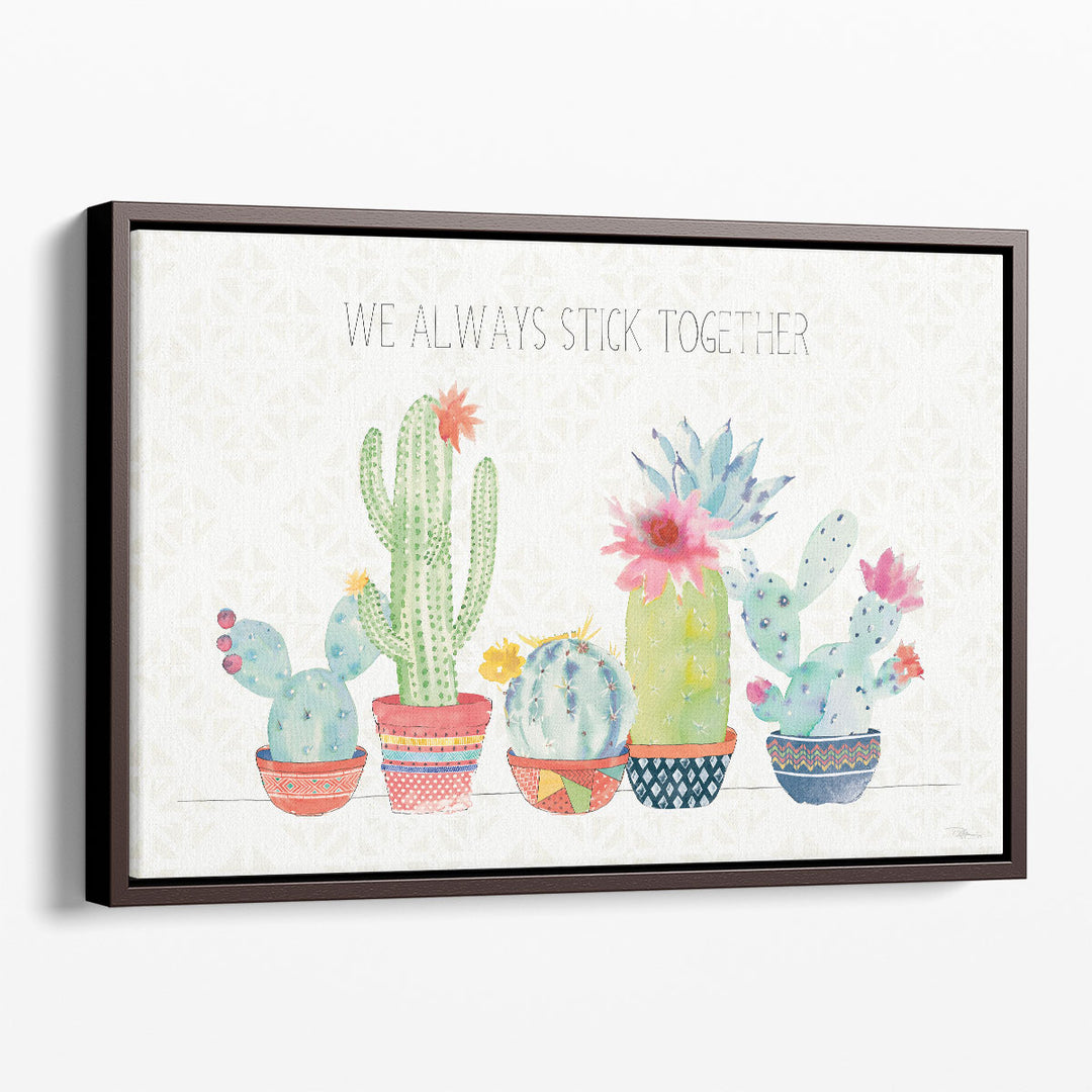 Sweet Succulents I - Canvas Print Wall Art