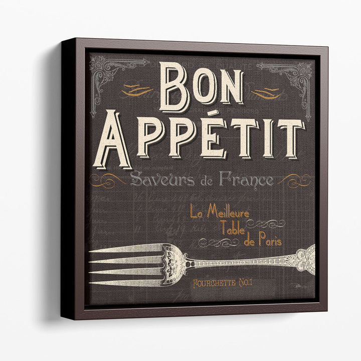 Flavors of France III Black And White - Canvas Print Wall Art