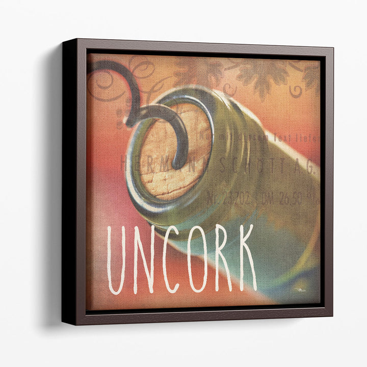 Wine Collage IX - Canvas Print Wall Art