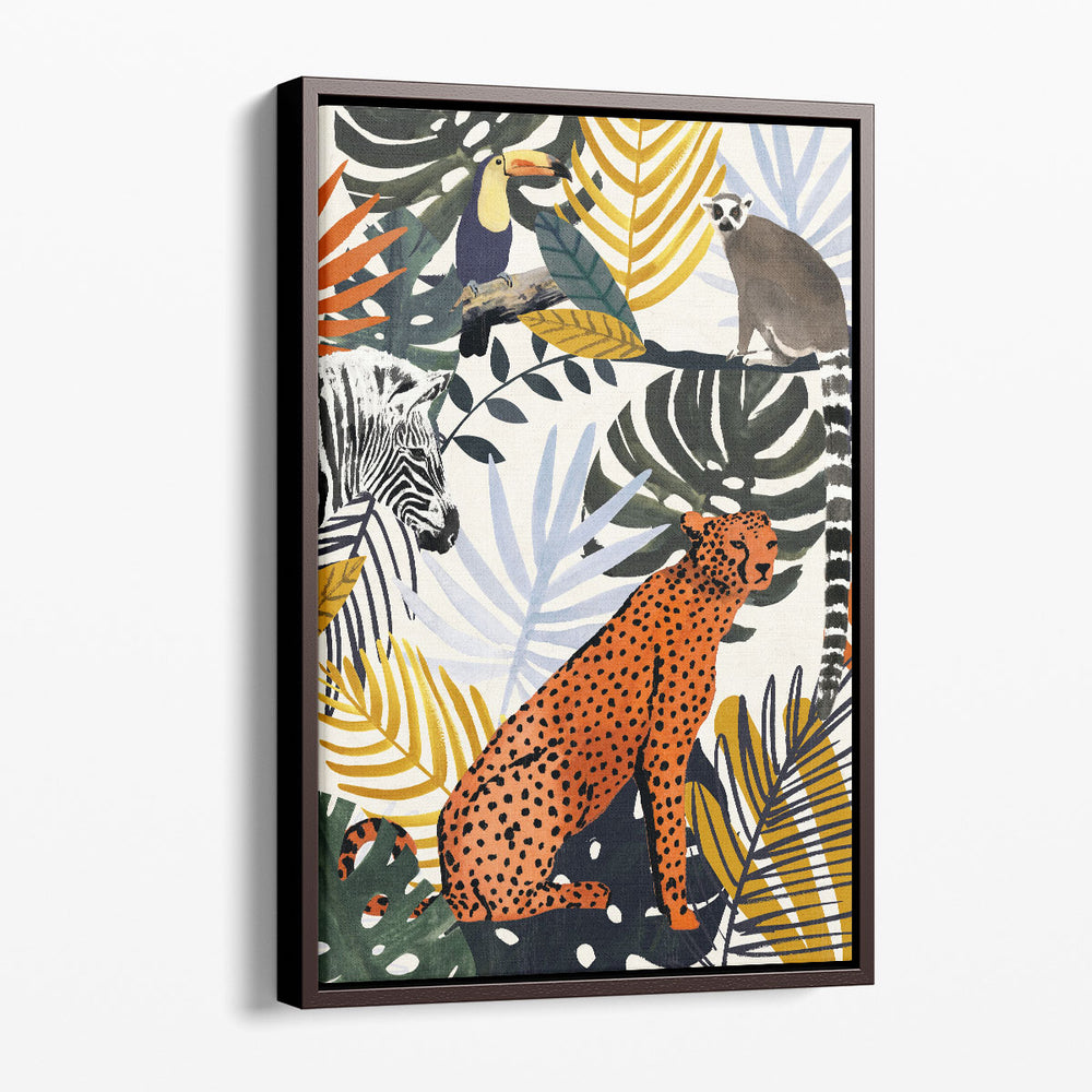 Jungle Jumble I - Canvas Print Wall Art