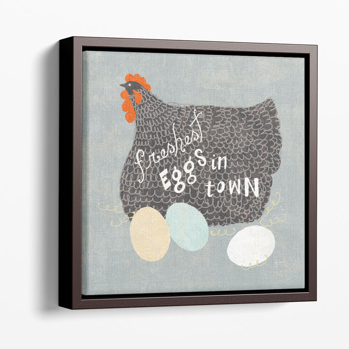 Fresh Eggs II - Canvas Print Wall Art