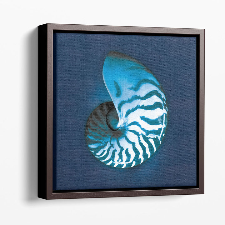 Cyanotype Sea I - Canvas Print Wall Art