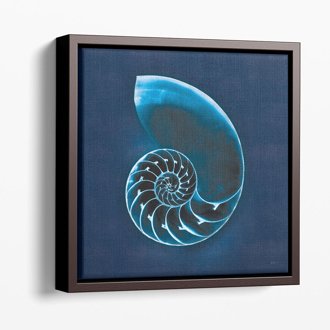 Cyanotype Sea II - Canvas Print Wall Art