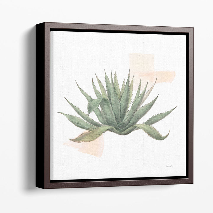 Desert Color Succulent I - Canvas Print Wall Art