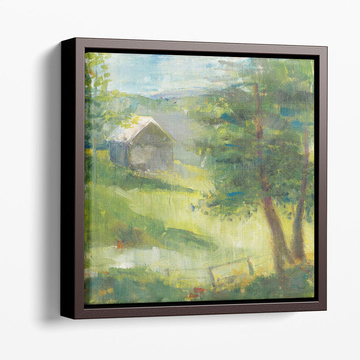 Gray Barn - Canvas Print Wall Art