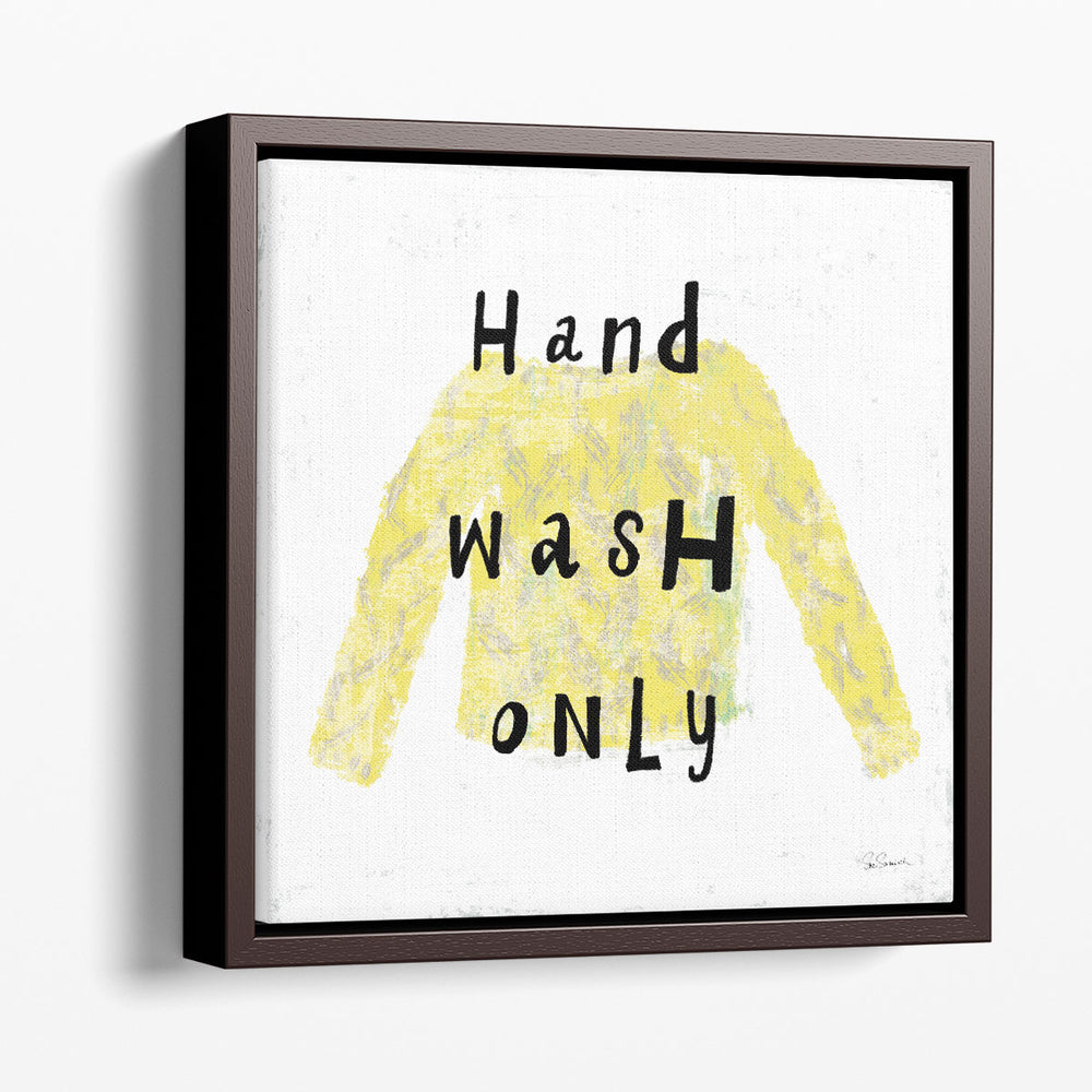 Laundry Rules IV - Canvas Print Wall Art