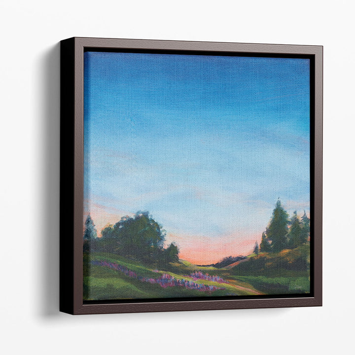 Lupine Evening - Canvas Print Wall Art